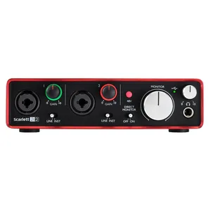 کارت صدای استودیو فوکوس رایت مدل Scarlett 2i2 2nd Gen