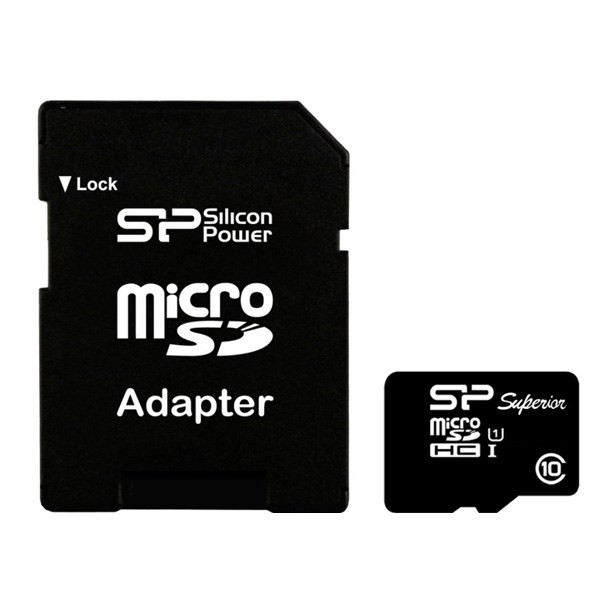 کارت حافظه سیلیکون پاور Superior microSDXC 64GB UHS-I Class 10