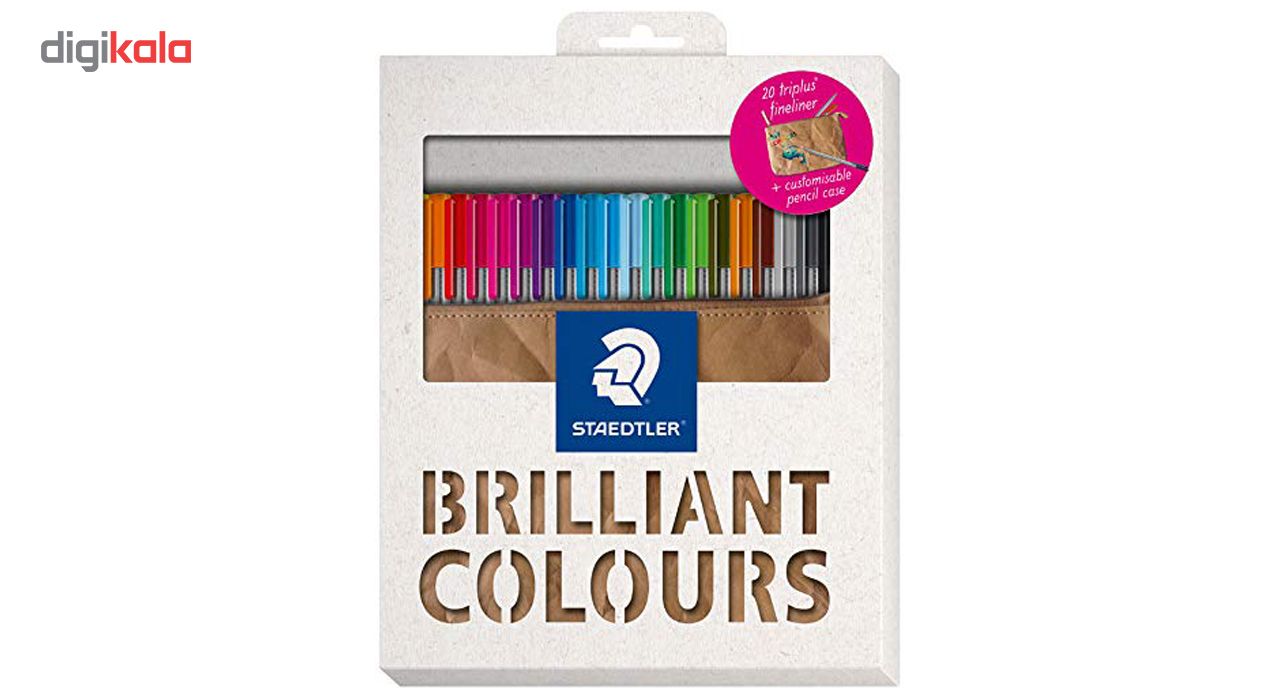 روان نویس 20 رنگ استدلر مدلBriliant Colors 334