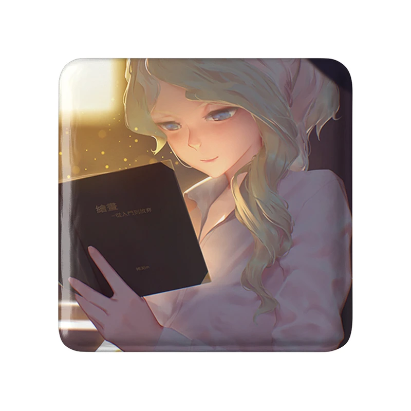 مگنت خندالو طرح دیانا انیمه جادوگران کوچک Little Witch Academia  مدل مربعی کد 22946