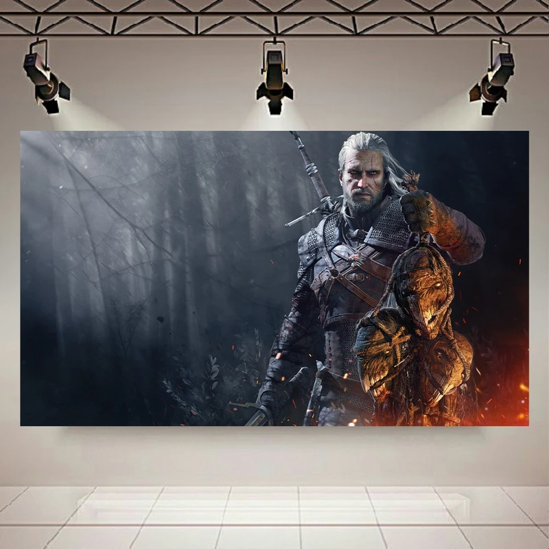 تابلو شاسی طرح Game مدل Witcher Wild Hunt کد AR5950