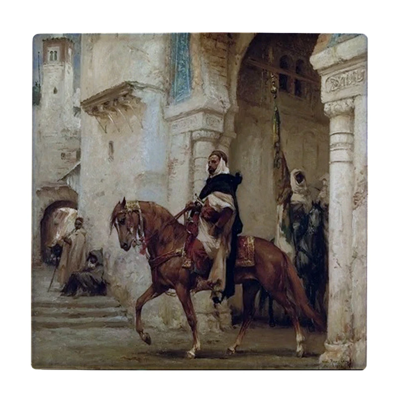 زیر لیوانی طرح نقاشی دمشق قرن نوزدهم کد    2955331_194