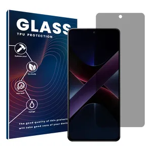 Glass Resistant model privacy screen protector suitable for Xiaomi Poco X7 mobile phone 