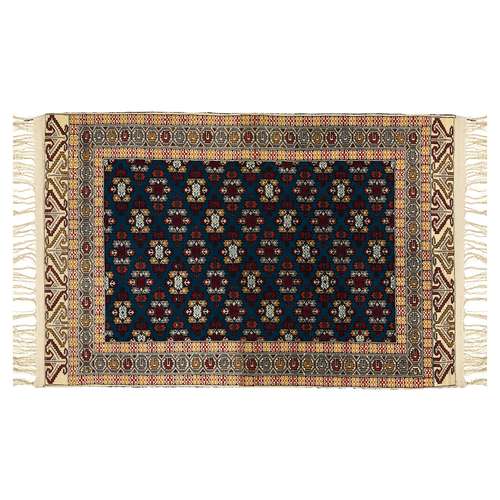 قالیچه دستباف 3 متری طرح گل کد 09101