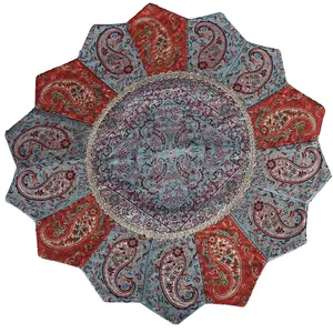 رومیزی ترمه حسینی یزد طرح خورشید مدل 18-33