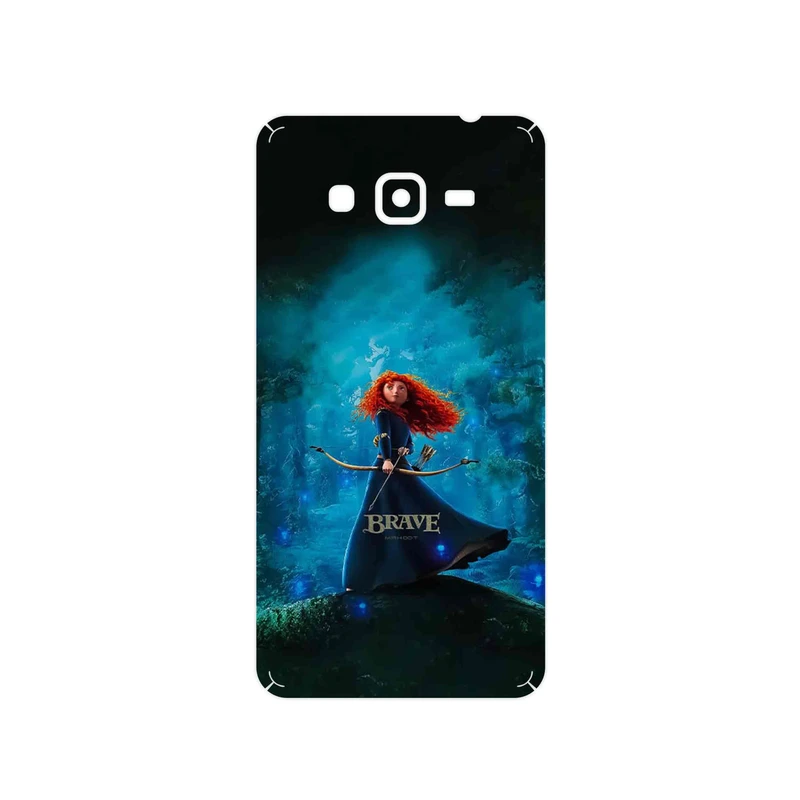 برچسب پوششی ماهوت مدل Brave مناسب برای گوشی موبایل سامسونگ Galaxy Grand Prime