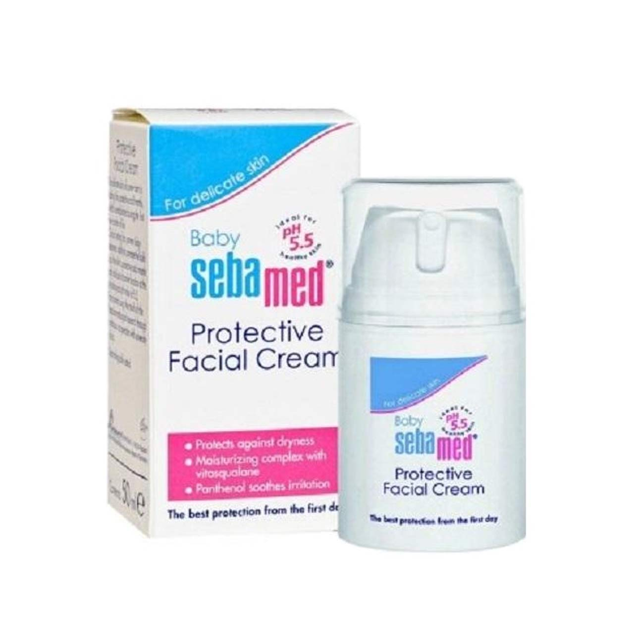 کرم نرم کننده کودک سبامد مدل PROTECTIVE حجم 50 میلی لیتر