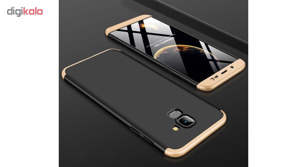 خرید اینترنتی با تخفیف ویژه کاور 360 درجه MMS مدل Full Protection مناسب برای گوشی موبایل سامسونگ Galaxy J6 2018 به همراه محافظ صفحه نمایش شیشه ای