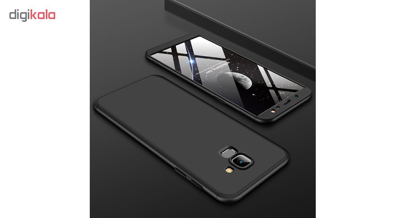 خرید اینترنتی با تخفیف ویژه کاور 360 درجه MMS مدل Full Protection مناسب برای گوشی موبایل سامسونگ Galaxy J6 2018 به همراه محافظ صفحه نمایش شیشه ای