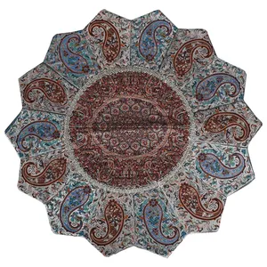 رومیزی ترمه حسینی یزد طرح خورشید مدل 22-33