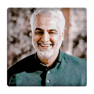 کاشی مبین ایده مدل حاج قاسم سلیمانی km10 کد 744