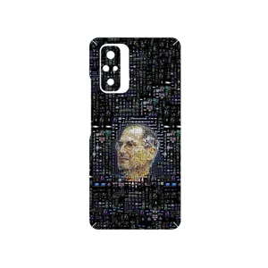 MAHOOT 2 Collage of Steve Jobs Cover Sticker for Xiaomi Redmi Note 10 Pro