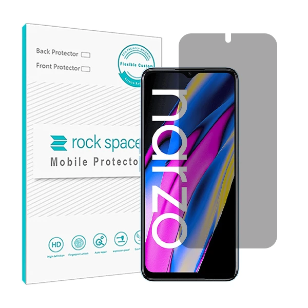 محافظ صفحه نمایش حریم شخصی راک اسپیس مدل HyPRV مناسب برای گوشی موبایل ریلمی Narzo 50A Prime