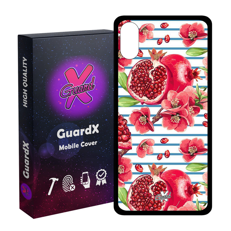 کاور گارد ایکس طرح انار مدل Glass10396 مناسب برای گوشی موبایل اپل iPhone X / XS