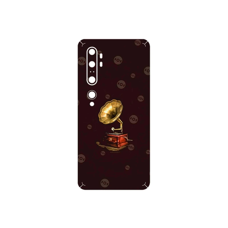 برچسب پوششی ماهوت مدل Gramophone Nostalgia مناسب برای گوشی موبایل شیائومی Mi Note 10
