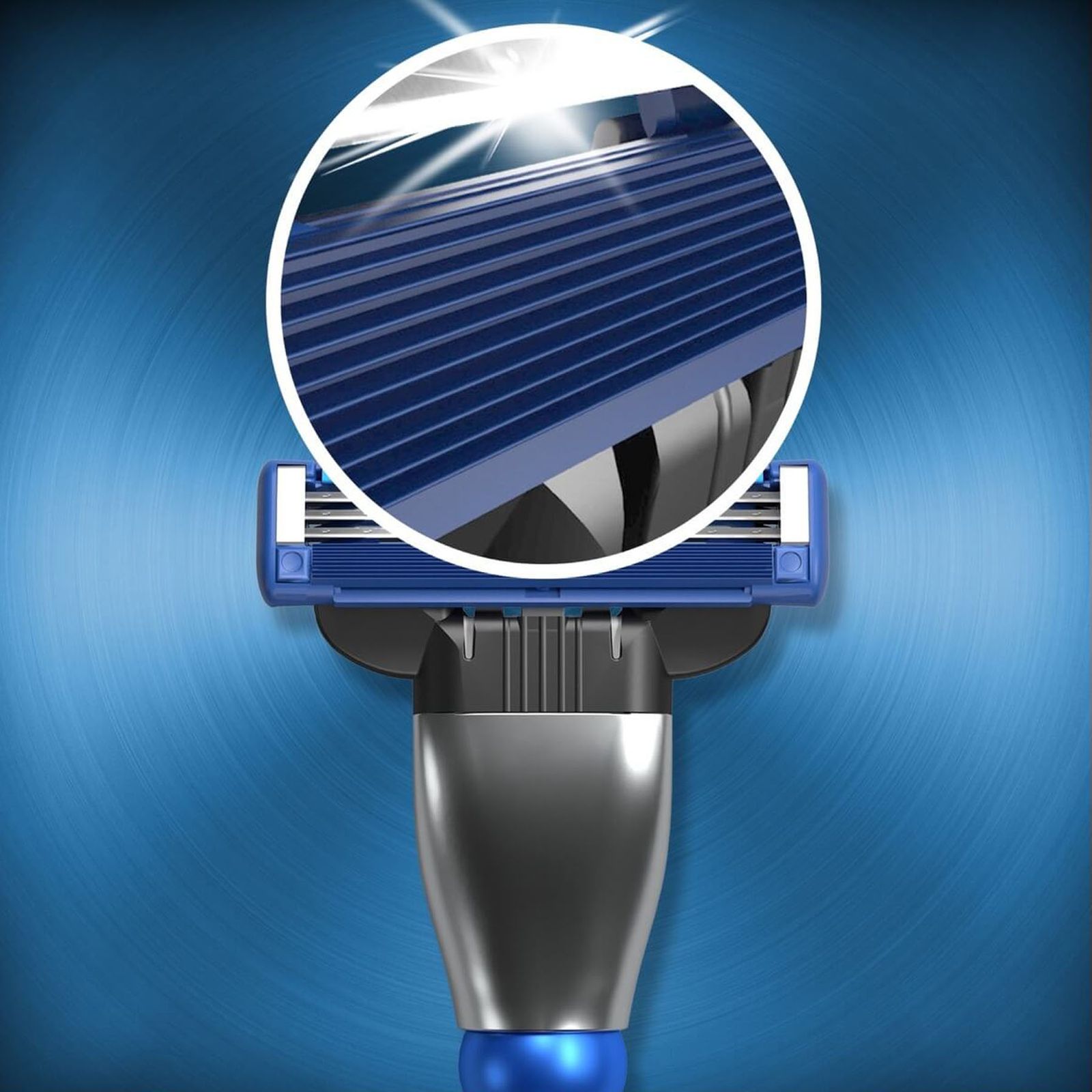 تیغ یدک ژیلت مدل Mach 3 Turbo ‏بسته 4 عددی  -  - 8