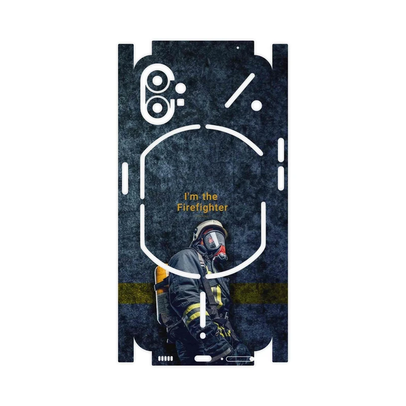 برچسب پوششی ماهوت مدل Firefighter-FullSkin مناسب برای گوشی موبایل ناتینگ Phone 1