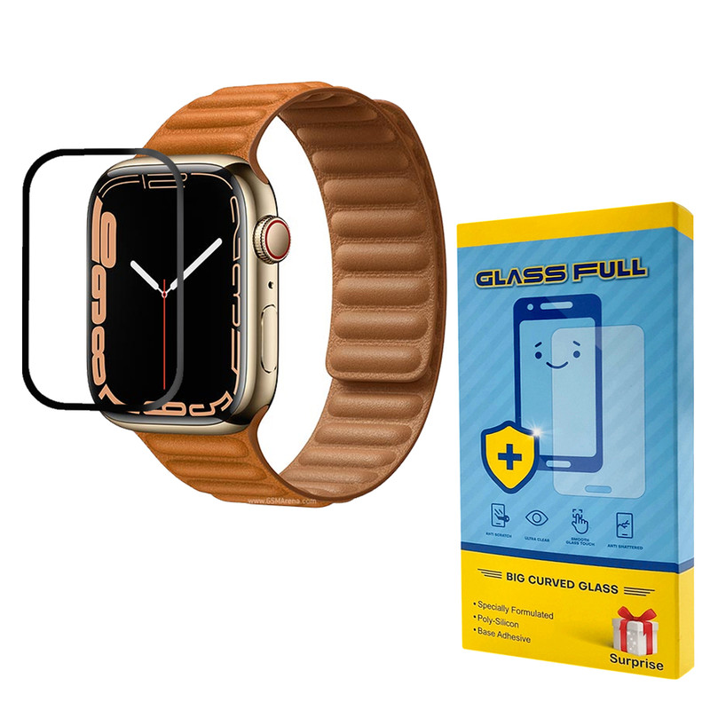 محافظ صفحه نمایش گلس فول مدل PMF مناسب برای اپل واچ Watch Series 7 41mm