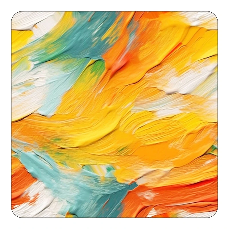 مگنت کاکتی طرح نقاشی رنگ روغن مدل mp70007