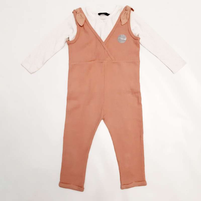 ست تیشرت و سرهمی نوزادی جورج مدل 66