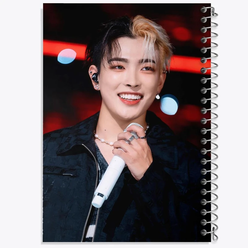 دفتر ژورنال نویسی 50 برگ خندالو مدل نقطه ای طرح هونگ جونگ گروه ایتیز ATEEZ کد 21242