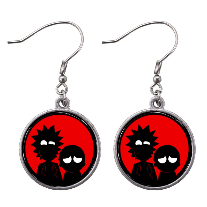 گوشواره دخترانه مدل ریک و مورتی کد 45 گوشواره دخترانه مدل ریک و مورتی کد 45