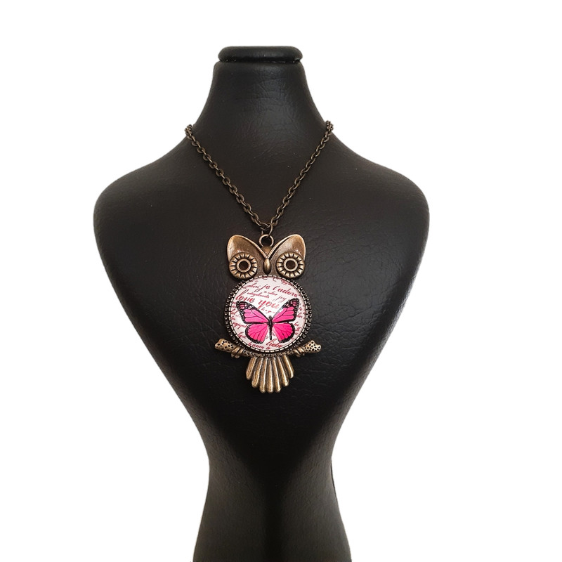 گردنبند دخترانه مدل جغد گردنبند دخترانه مدل جغد