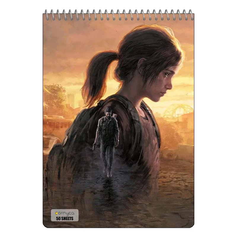 دفتر نقاشی 50 برگ سیمی کارنیکا طرح لست اف اس The Last of Us کد 89577