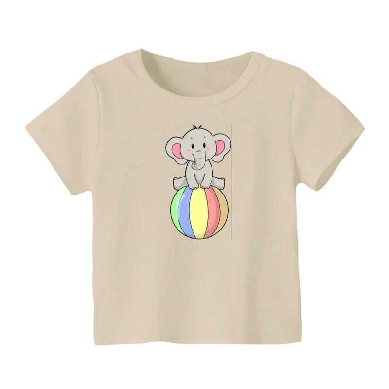 تی شرت آستین کوتاه بچگانه مدل فیل کد ۸