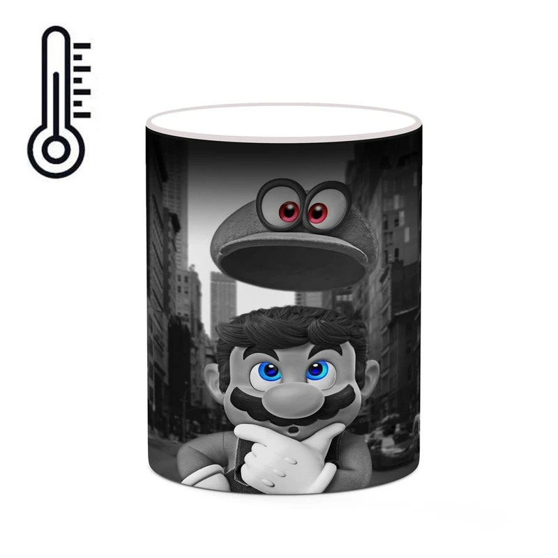 ماگ حرارتی کاکتی مدل بازی سوپر ماریو Super Mario Odyssey کد mgh30619