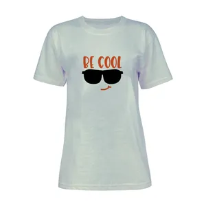 تی شرت آستین کوتاه زنانه مدل cool کد L112 رنگ طوسی