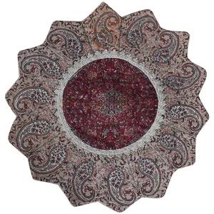 رومیزی ترمه حسینی یزد طرح خورشید مدل 23-33