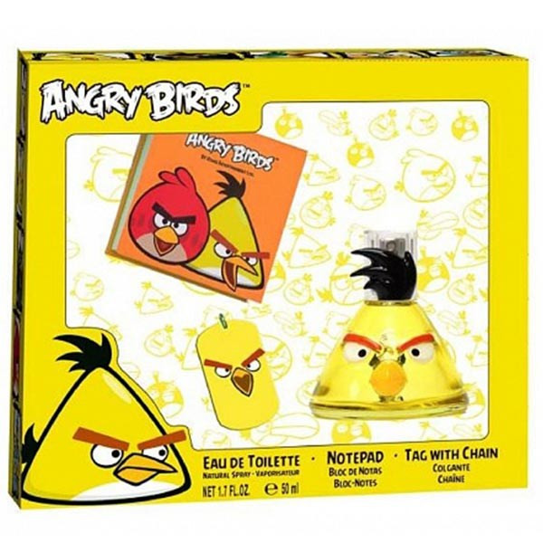 ست ادو تویلت کودک ایر وال Angry Birds Yellow حجم 50ml