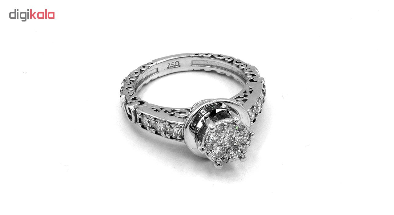 انگشتر طلا 18 عیار جواهری سون مدل 2048