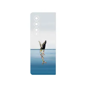 MAHOOT Collage of Sea Trash Cover Sticker for Samsung Galaxy Z Fold4