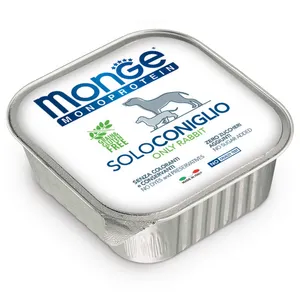 خوراک سگ مونژ مدل Solo Rabbit-14205 با طعم خرگوش وزن 150 گرم1007800