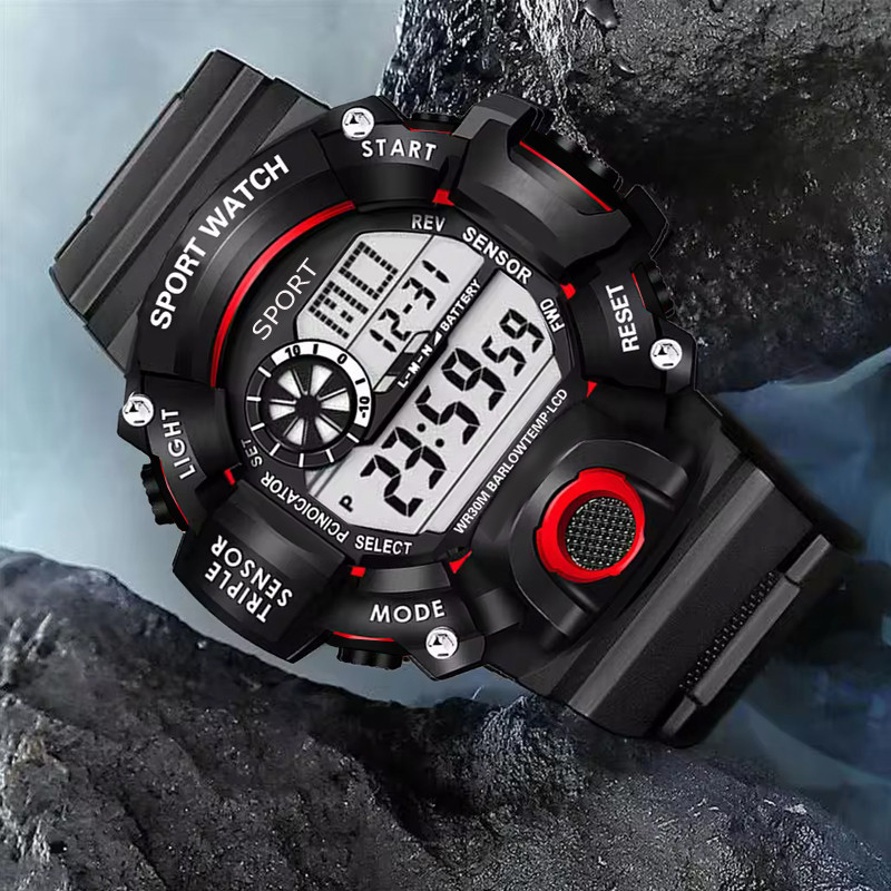 ساعت مچی دیجیتال مردانه مدل جهانی کد GHER1 ساعت مچی دیجیتال مردانه مدل جهانی کد GHER1