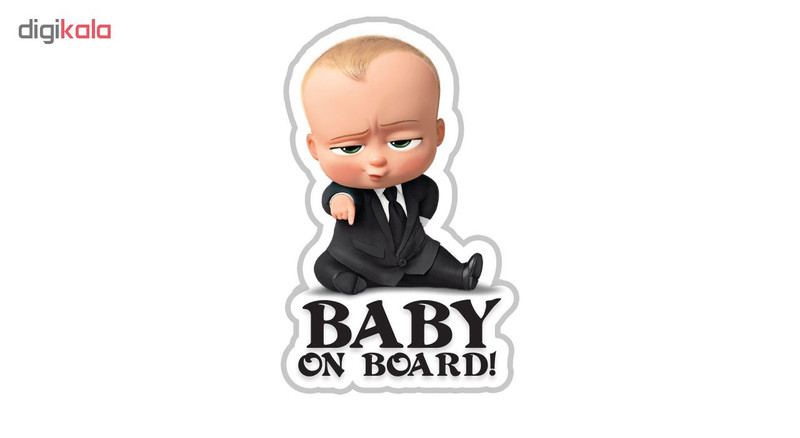 استیکر کودک طرح بیبی‌آن‌بورد مدل Baby Boss-01
