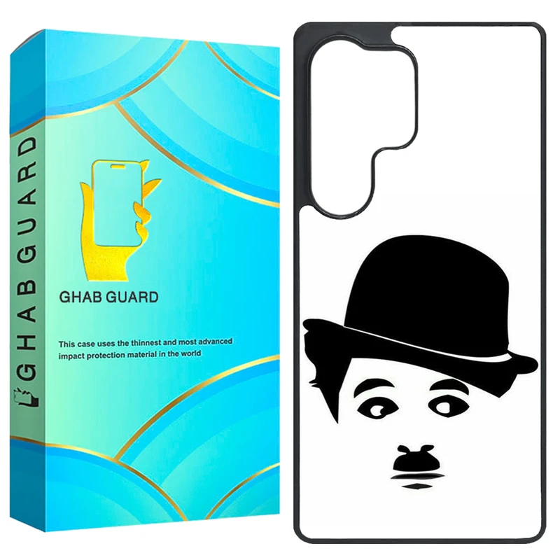 کاور قاب گارد طرح چارلی چاپلین مدل GS25U مناسب برای گوشی موبایل سامسونگ Galaxy S25 Ultra 