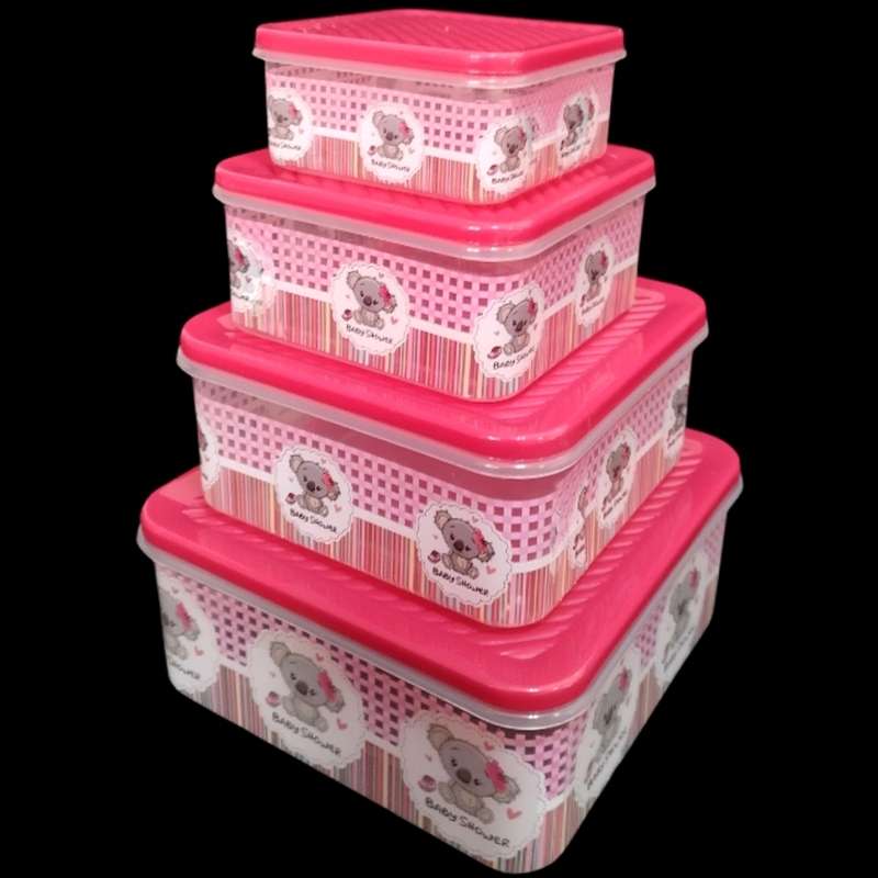 ظرف نگهدارنده مدل کوآلا مجموعه 4 عددی 