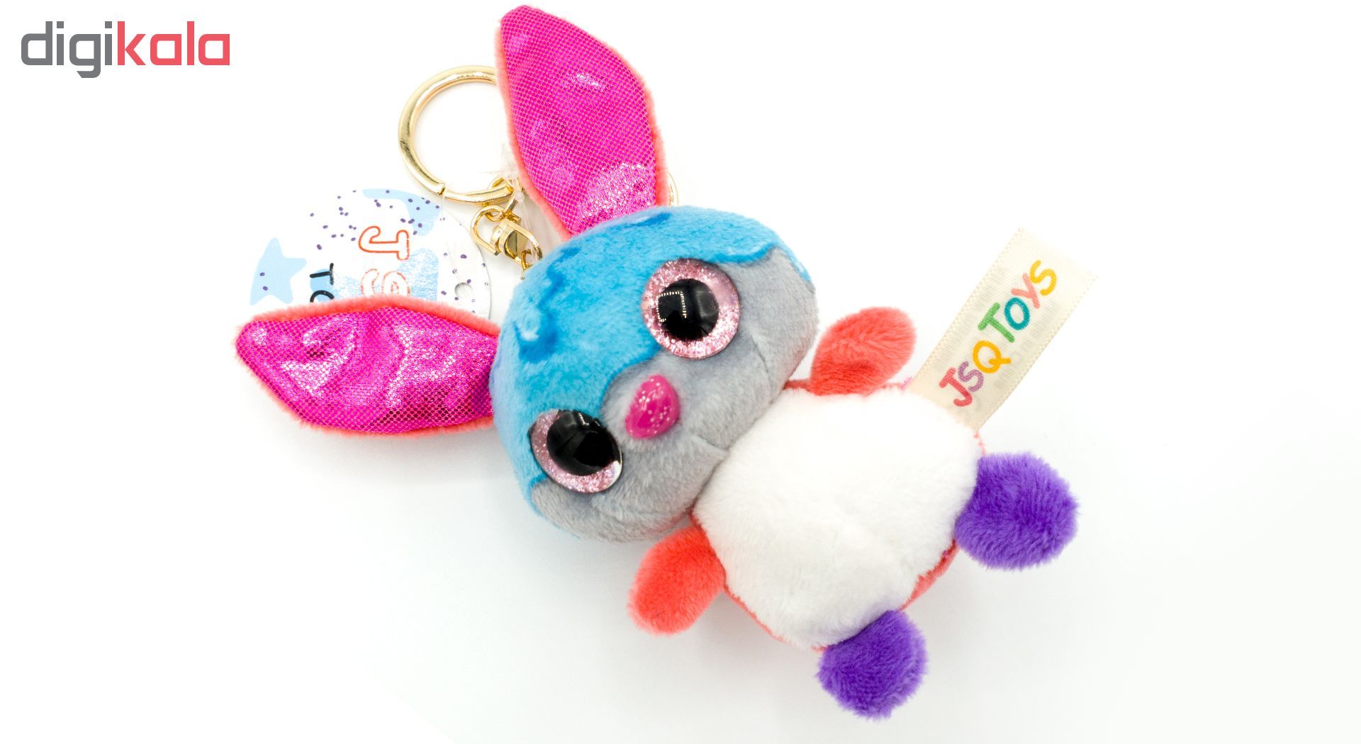جاسوئیچی عروسکی جی اس کیو مدل خرگوش چشم تیله ای گوش دراز