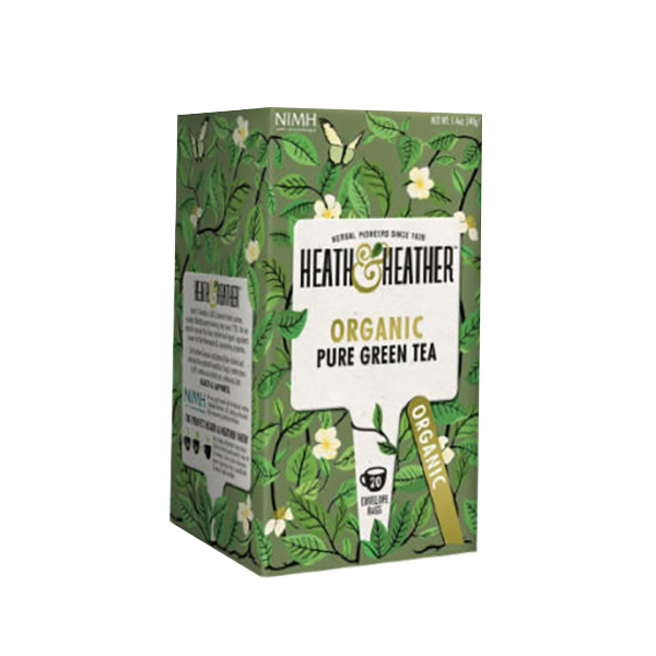 چای سبز هیت و هیتر مدل Pure Green Tea مقدار 20 عددی