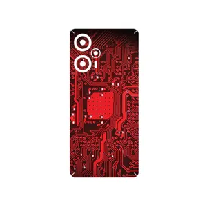 MAHOOT Red_Printed_Circuit_Board Cover Sticker for Xiaomi Poco F5