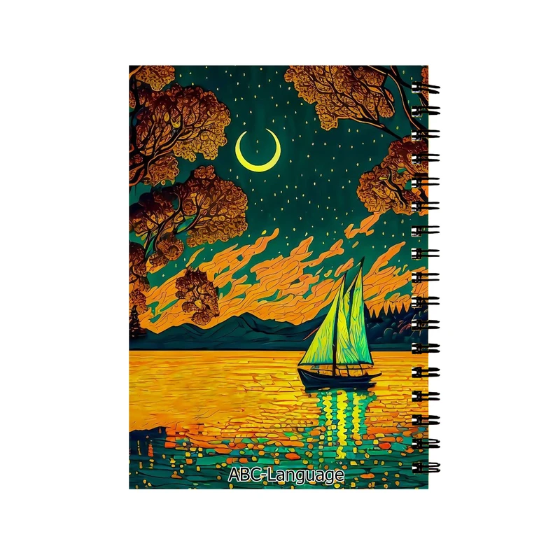 دفتر زبان طرح قایق کد DZ-031