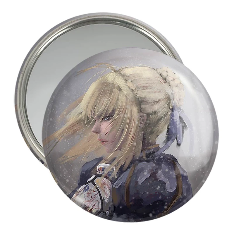 آینه جیبی خندالو مدل التر انیمه Fate Stay Night  کد 22787