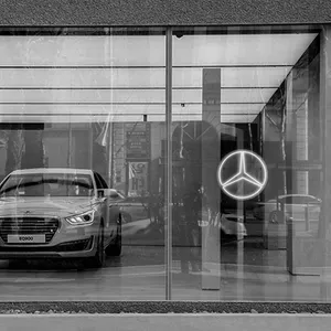  چراغ نئونی دیواری آرن تیم طرح لوگو بنز