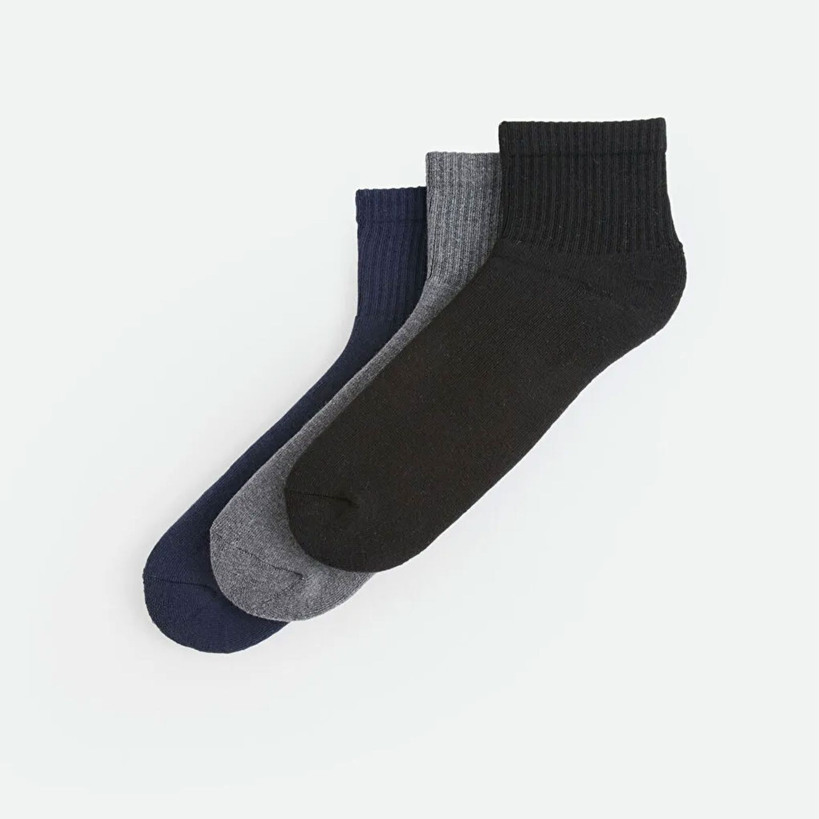 جوراب ساق کوتاه مردانه ال سی وایکیکی مدل W36586Z8 مجموعه 3 عددی  -  - 4