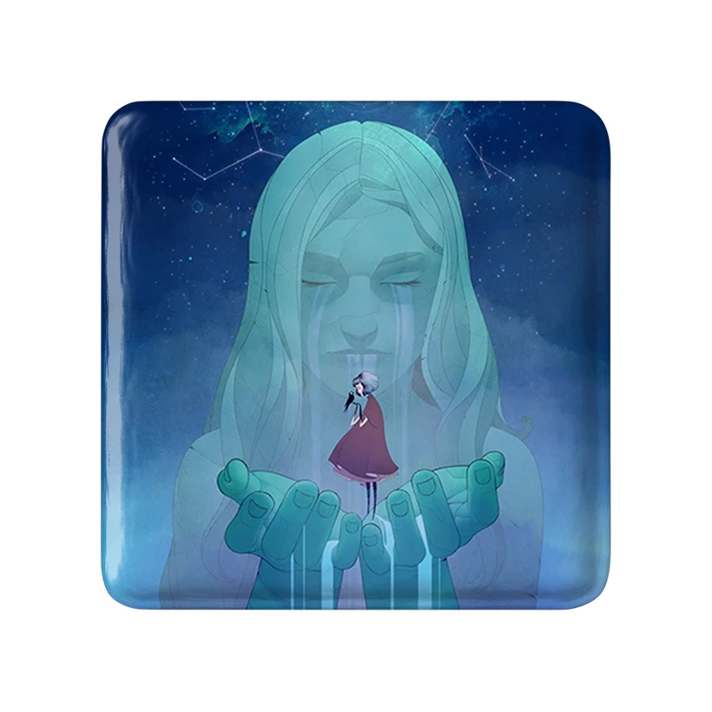 پیکسل خندالو طرح بازی گریس (Gris) مدل مربعی کد 35536