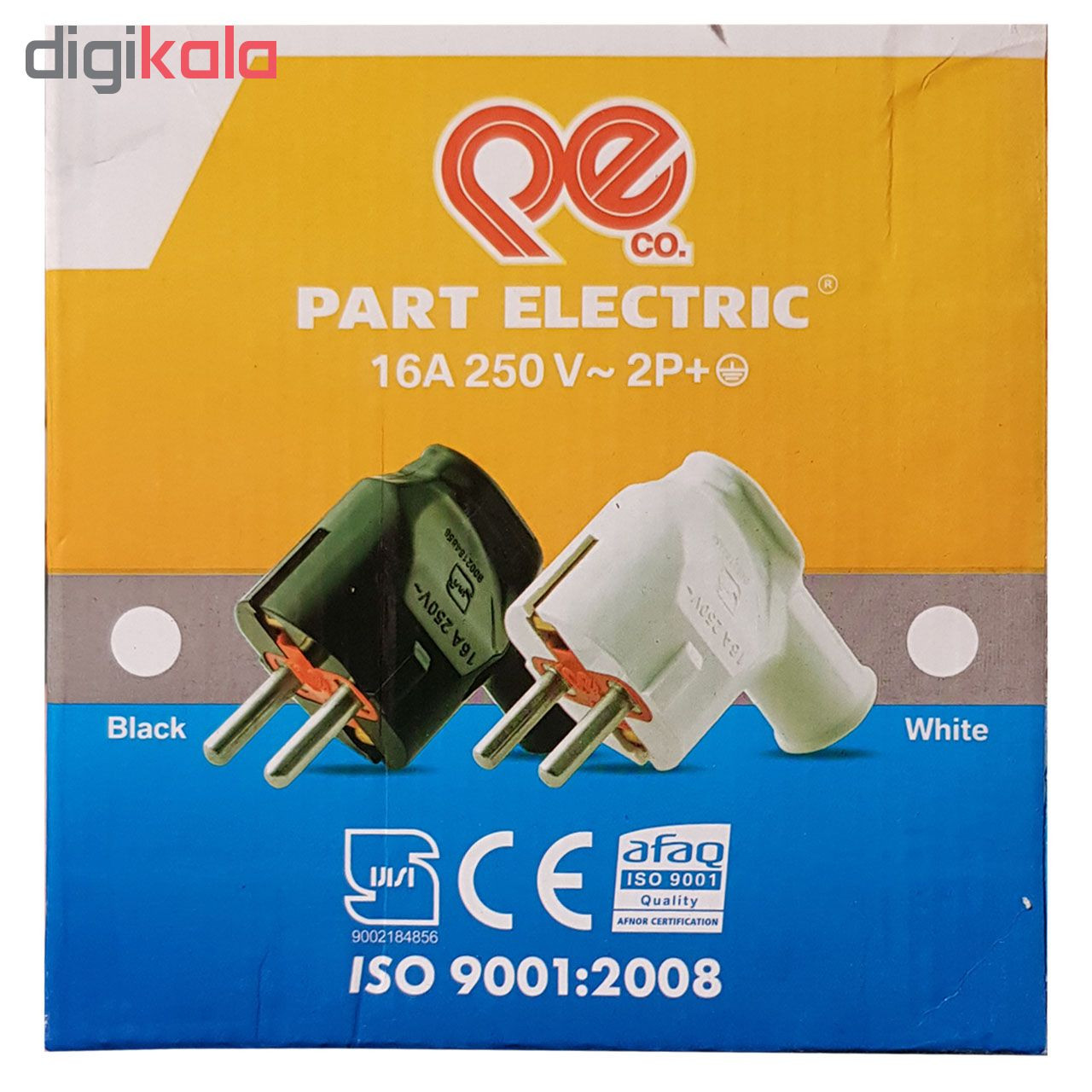 دوشاخه برق پارت الکتریک مدل P973 دوشاخه برق پارت الکتریک مدل P973