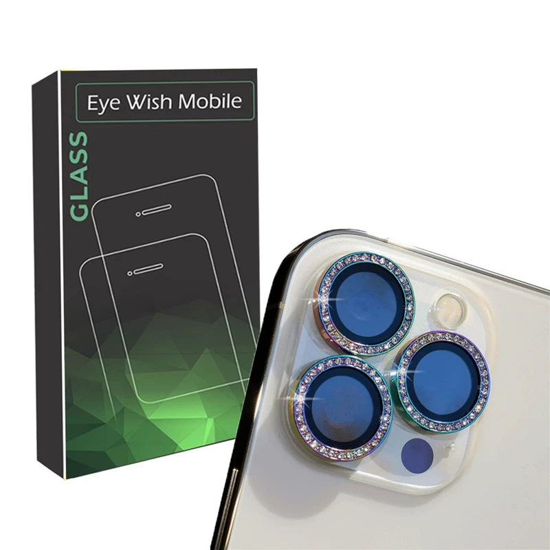 محافظ لنز دوربین آی ویش مدل نگین دار مناسب برای گوشی موبایل اپل Iphone 13 Pro / 13 Promax